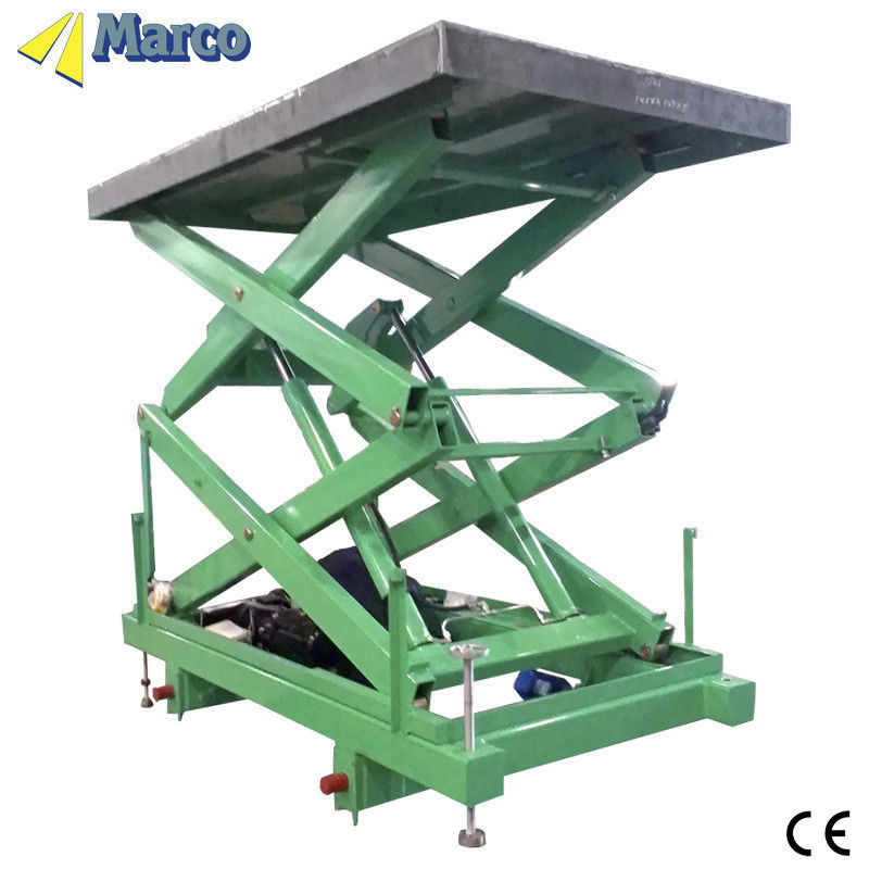 سفارشی سازی 2.5-4 تن Marco میز بلند قیچی با حرکت ثابت تایید شده CE