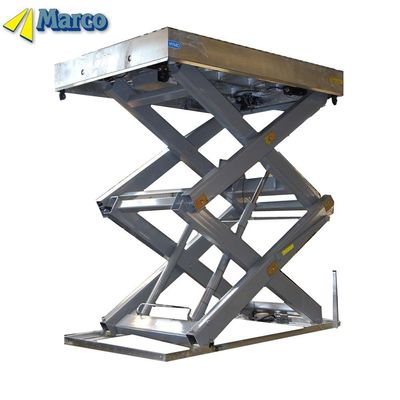 900mm ارتفاع نزدیک مارکو عمودی قیچی هیدرولیک پلی فرم کار بلند برای ثابت