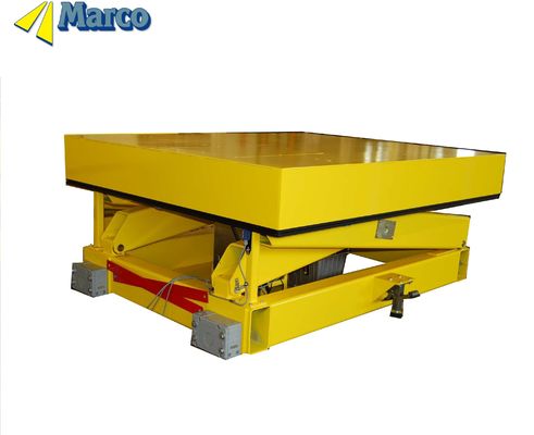 ترمز های مکانیکی قابل تنظیم و میز بلند کننده هیدرولیک سطح وزن ویژه